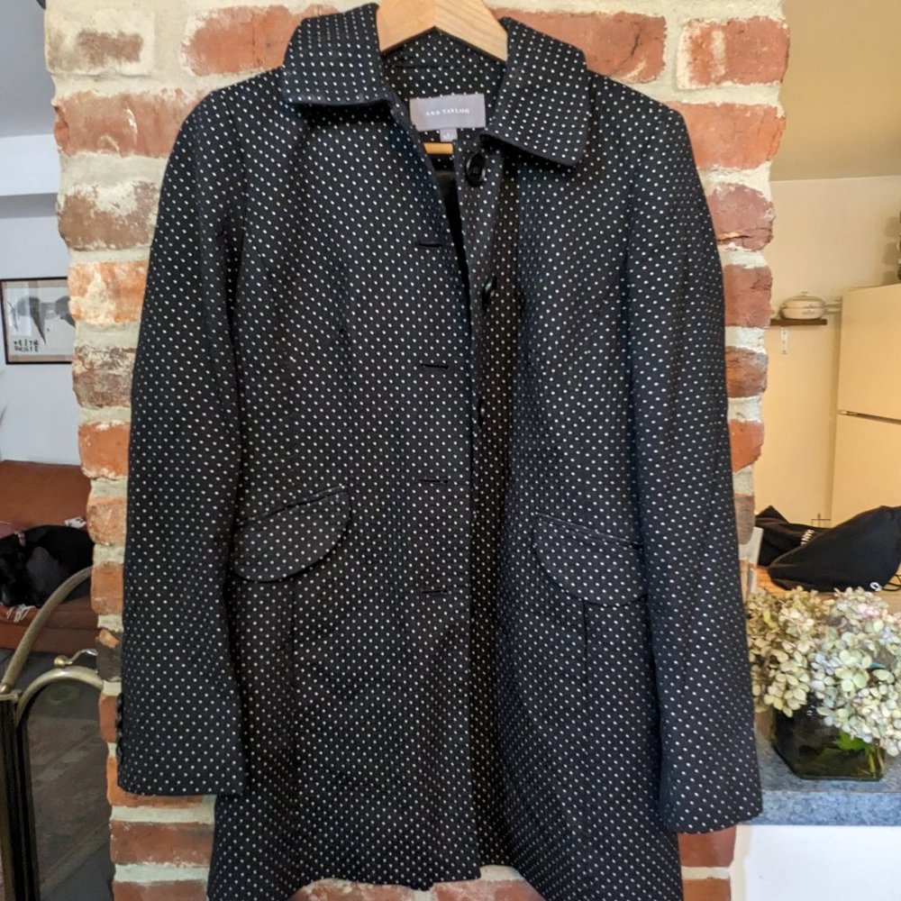 Ann Taylor Polka Dot Coat